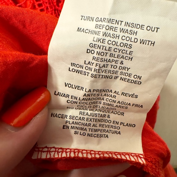 Altar’d State Red Lace Dress - Medium - Picture 3 of 8